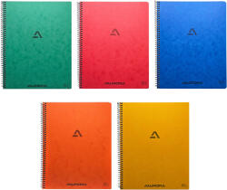 Aurora Caiet cu spirala A5, 60 file AURORA Buroclass matematica