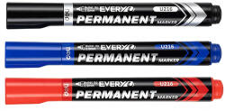 Deli Marker permanent, varf rotund, DELI Every U216 negru