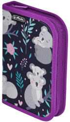 Herlitz Penar fete echipat, 26 piese, 1 fermoar, HERLITZ Koala Fun Penar
