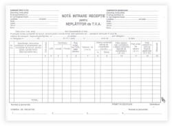  Nota de intrare receptie pentru neplatitor TVA, A4