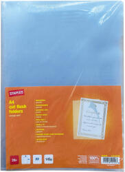 STAPLES Mapa documente in L, 145 microni, 20 buc/set, STAPLES 510