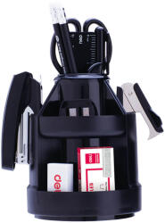 DELI Suport rotativ accesorii birou, echipat 15 piese DELI 38250A