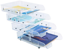 ARK Set 4 tavite culisante documente ARK 2084 transparent fumuriu Dulap arhivare