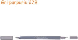 Faber-Castell Markere 2 capete, acuarela FABER-CASTELL Goldfaber Aqua Dual gri purpuriu 279