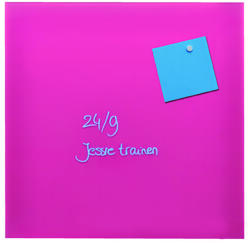 DESQ Tabla magnetica sticla DESQ, 35x35 cm roz