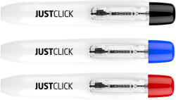 MORRIS Marker whiteboard cu mecanism MORRIS Just Click, MRW-108 albastru