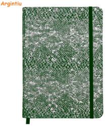 Clairefontaine Caiet cu elastic A5, 72 file CLAIREFONTAINE Celeste Hard argintiu