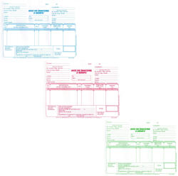 XPRIME Aviz de insotire a marfii autocopiativ A5, 3 exemplare XPRIME