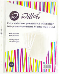 WILLGO File protectie cristal, 60 microni, 100 buc/set, WILLGO Extra Wide