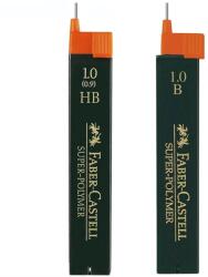 Faber-Castell Mine creion mecanic hi-polymer 1mm, 12 buc/set, FABER-CASTELL HB