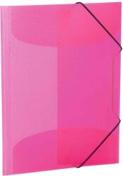 HERMA Mapa plastic A3 cu elastic si burduf 30 mm, HERMA roz