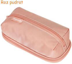 Pelikan Penar etui cu 2 fermoare, PELIKAN Quatro Twill Roz pudrat Penar