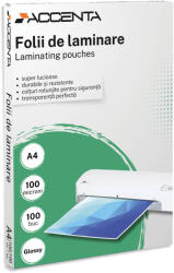 ACCENTA Folie laminare A4, 100 microni, ACCENTA, 100 buc/top