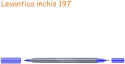 Faber-Castell Markere 2 capete, acuarela FABER-CASTELL Goldfaber Aqua Dual levantica inchis 197