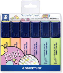 STAEDTLER Textmarker pastel STAEDTLER Classic Pastel, 6 buc/set