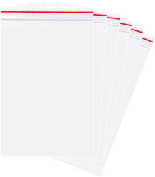 ACCENTA Pungi cu fermoar ziplock, 60 x 80 mm, ACCENTA, 100 buc/set