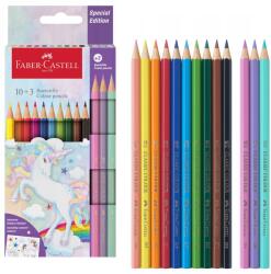 Faber-Castell Creioane colorate, 10+3 culori/set, FABER-CASTELL Unicorn, FC111219