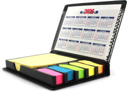  Suport cu notite 75x75 mm, index autoadeziv 13x45 mm si calendar, 600 file