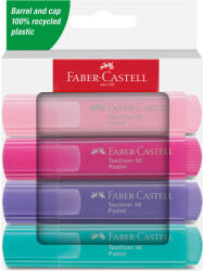 Faber-Castell Textmarker pastel FABER-CASTELL 1546, 4 buc/set