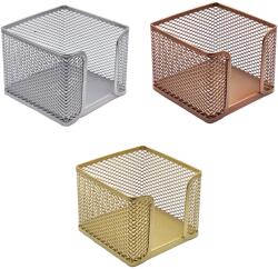 MAS Suport cub notite metalic MAS Mesh Metallic auriu