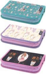 Herlitz Penar fete neechipat, cu 1 fermoar si o clapeta, HERLITZ Llama Penar