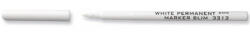 KOH-I-NOOR Marker permanent, alb, 2 mm, KOH-I-NOOR 3313