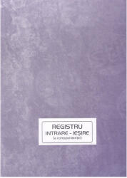  Registru intrare-iesire a corespondentei, A4, vertical, coperta rigida