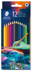 STAEDTLER Creioane colorate hexagonale STAEDTLER 175C12E2, 12 culori/set