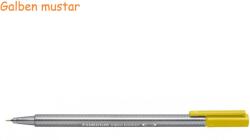 STAEDTLER Liner 0.3 mm, culori clasice, STAEDTLER Triplus galben mustar