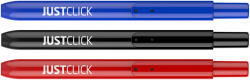 MORRIS Marker permanent cu mecanism, MORRIS Just Click, MRP-106 albastru