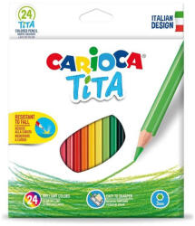 CARIOCA Creioane colorate 24 culori/set CARIOCA Tita