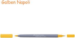 Faber-Castell Markere 2 capete, acuarela FABER-CASTELL Goldfaber Aqua Dual galben Napoli 185