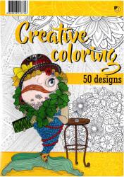 OPTIMUM Carte de colorat A4, OPTIMUM Creative Coloring 1006, 50 motive Carte de colorat