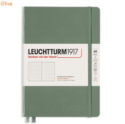 LEUCHTTURM1917 Caiet cu elastic A5, 125 file, LEUCHTTURM1917 Points olive