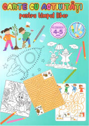  Carte de activitati, A4, Timp Liber, 4-5 ani Carte de colorat