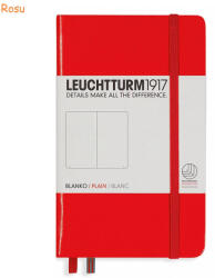 LEUCHTTURM1917 Caiet cu elastic A6, 94 file, velin, LEUCHTTURM1917 rosu
