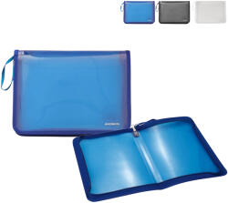 ACCENTA Mapa plastic A4 cu fermoar, 40 mm, ACCENTA transparent