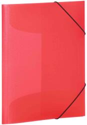 HERMA Mapa plastic A3 cu elastic si burduf 30 mm, HERMA rosu