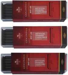 KOH-I-NOOR Mine creion mecanic 5.6 mm, carbune artificial, 6 buc/set, KOH-I-NOOR Gioconda 8673 mediu