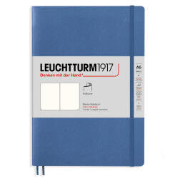 LEUCHTTURM1917 Caiet cu elastic A5, 61 file, velin, LEUCHTTURM1917 Pastel albastru