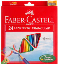 Faber-Castell Creioane colorate triunghiulare 24 buc/set FABER-CASTELL