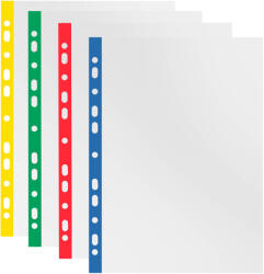 File protectie cristal, 50 microni, 100 buc/set, margine color