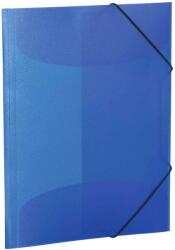 HERMA Mapa plastic A3 cu elastic si burduf 30 mm, HERMA albastru inchis