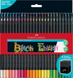 Faber-Castell Creioane colorate, 50 buc/set, FABER-CASTELL Black Edition, FC116450