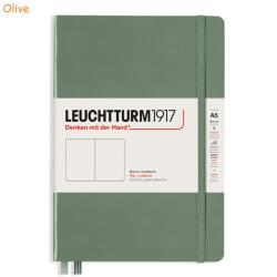 LEUCHTTURM1917 Caiet cu elastic A5, 61 file, velin, LEUCHTTURM1917 olive
