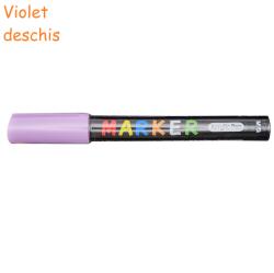M&G Marker cu vopsea acrilica, varf rotund 2 mm, M-G violet deschis
