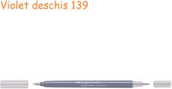 Faber-Castell Markere 2 capete, acuarela FABER-CASTELL Goldfaber Aqua Dual violet deschis 139