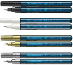 Schneider Marker cu vopsea, varf rotund, SCHNEIDER MAXX 278 negru