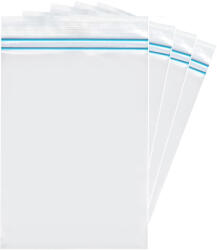 ACCENTA Pungi cu fermoar ziplock dublu, 120 x 180 mm, ACCENTA, 25 buc/set