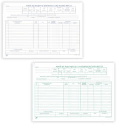  Nota de receptie si constatare diferente fara TVA, autocopiativa, A4, 2 exemplare